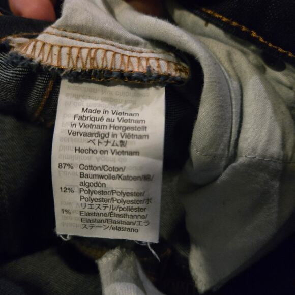 J.Crew Mercantile Dark Wash Skinny Jeans W31 L28 - Picture 6 of 8